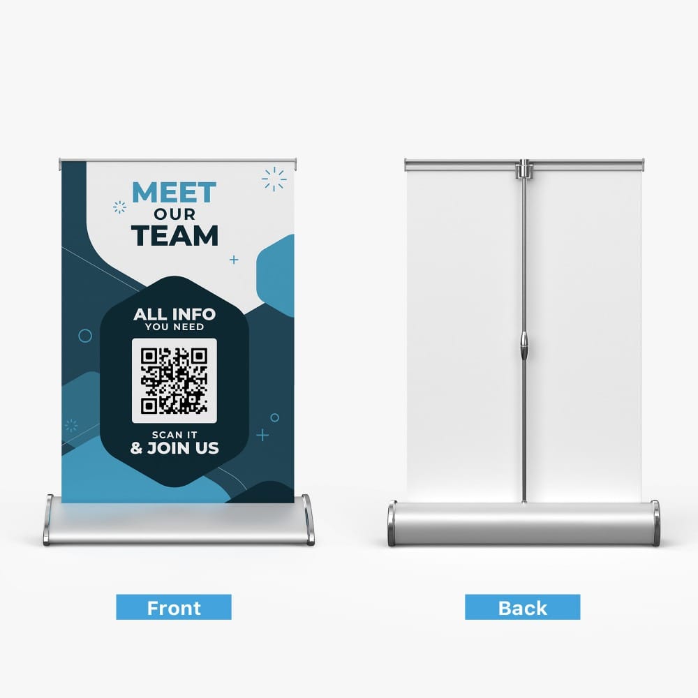 Table Top Banner Stand - Kreaction Designs and Printing Table Top Banner Stand