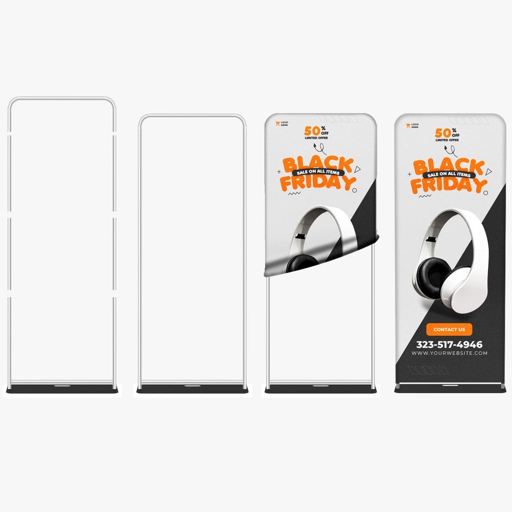 Tension Fabric Stand - Kreaction Designs and Printing Tension Fabric Stand Kreaction