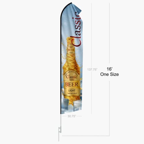 Custom Econo Feather Flag