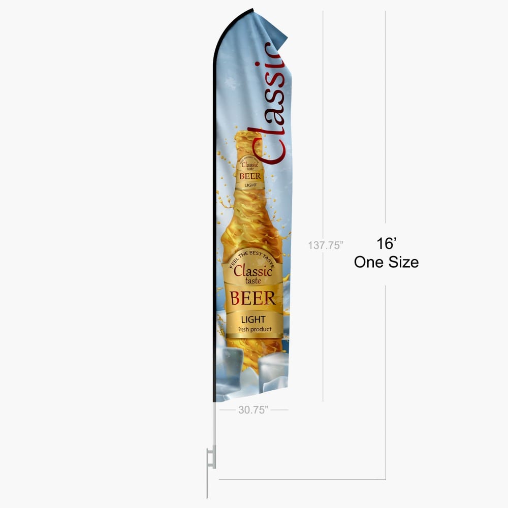 Custom Econo Feather Flag